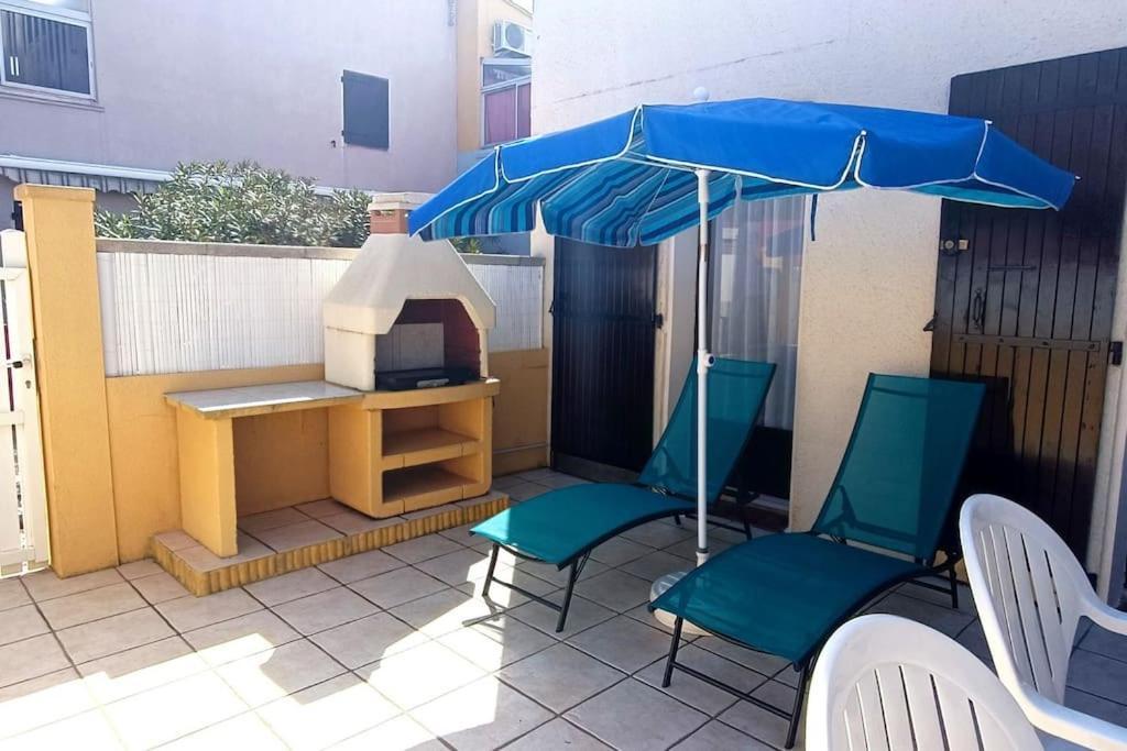 2Min A Pied De La Plage Grande Terrasse Le Barcarès Екстериор снимка