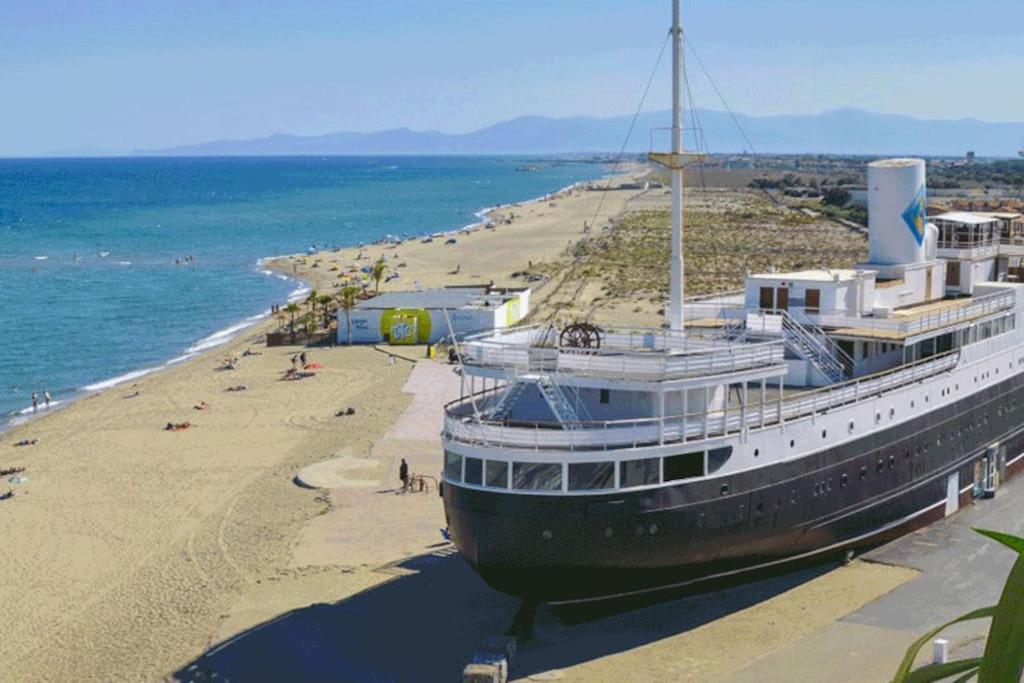 2Min A Pied De La Plage Grande Terrasse Le Barcarès Екстериор снимка